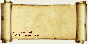 Jelena Ubavkić vizit kartica